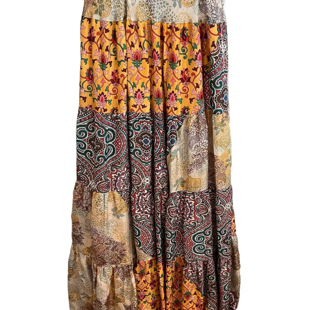 Sundance Bohemian Silk Maxi Dress - Picture 6 of 12